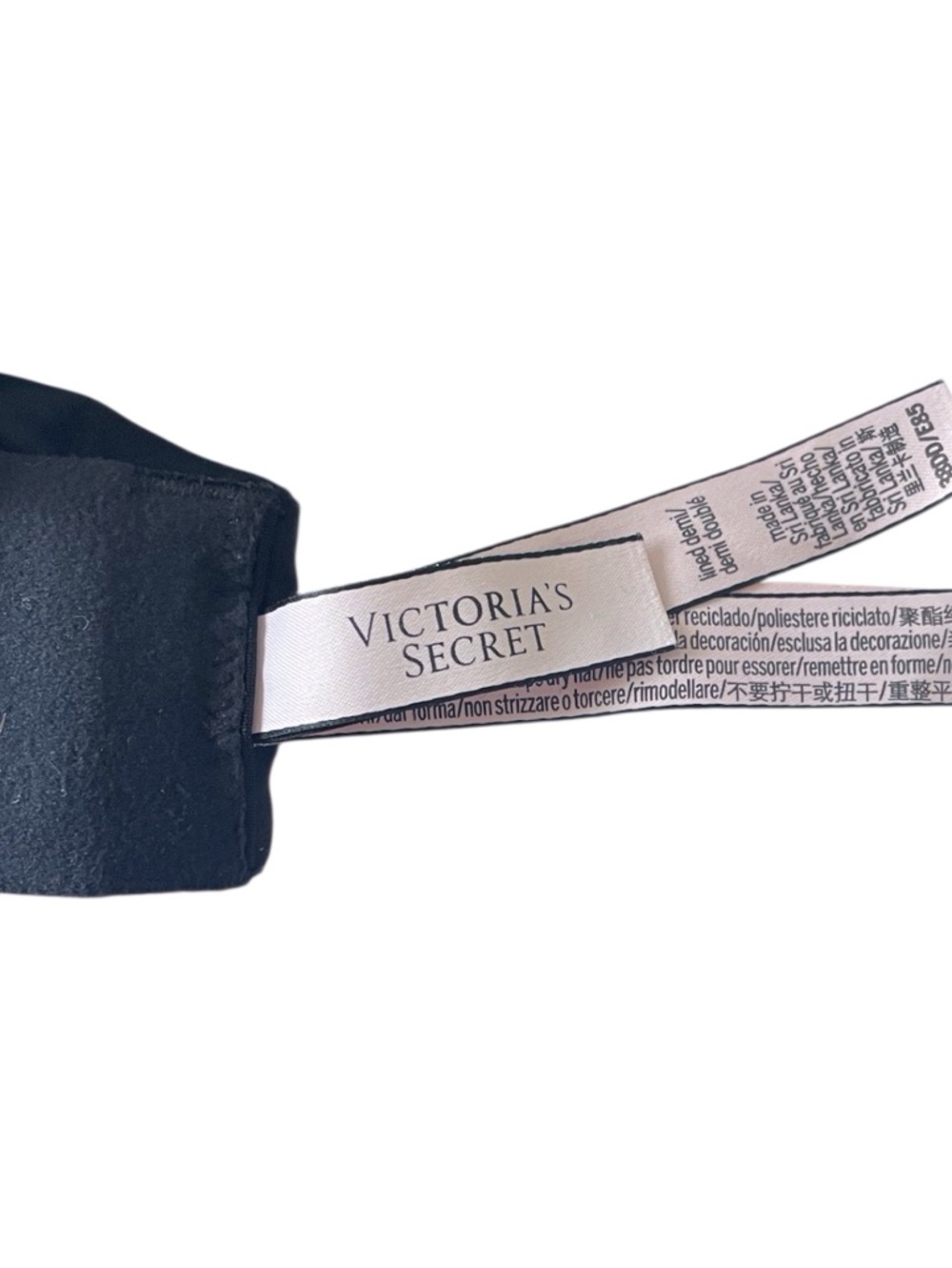 Victoria's Secret Push Up Black Bra with Pads, 38 DD - Picture 3 of 6